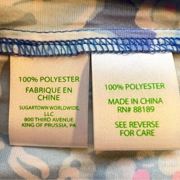 Lilly Pulitzer Deanna Romper Bay Blue Pink Into The Deep
Size S - Picture 8 of 8